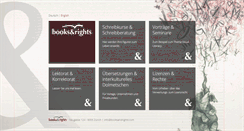 Desktop Screenshot of booksandrights.com