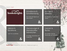 Tablet Screenshot of booksandrights.com